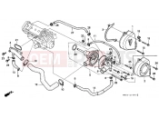 HONDA CBR900RRN Fireblade 1992 E-10 WATER PUMP