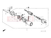 HONDA CBR900RRN Fireblade 1992 E-11 STARTER ENGINE