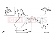 HONDA CBR900RRN Fireblade 1992 F-7 FRONT FENDER (1)