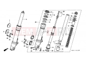 HONDA CBR900RRN Fireblade 1992 F-8 FRONT FORK