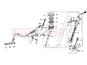 HONDA CBR900RRN Fireblade 1992 F-11 REAR MAIN BRAKE CYLINDER