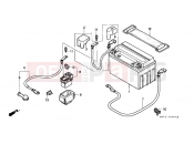 HONDA CBR900RRN Fireblade 1992 F-28 BATTERY
