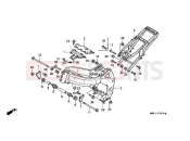 HONDA CBR900RRN Fireblade 1992 F-30 FRAME HOUSING