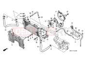 HONDA CBR900RRN Fireblade 1992 F-32 RADIATOR (1)