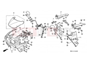 HONDA CBR900RRN Fireblade 1992 F-33 ​​UPPER ENGINE HOUSING (1)