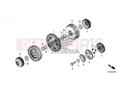 HONDA NC700DD INTEGRA 2013 E-7 CLUTCH