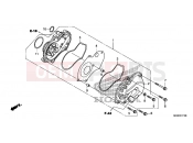 HONDA NC700DD INTEGRA 2013 E-11 WATER PUMP
