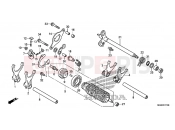 HONDA NC700DD INTEGRA 2013 E-17 TRANSMISSION DRUM