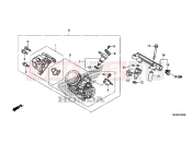 HONDA NC700DD INTEGRA 2013 E-20 THROTTLE HOUSING