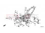 HONDA NC700DD INTEGRA 2013 F-41 FRAME HOUSING