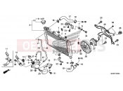 HONDA NC700DD INTEGRA 2013 F-42 RADIATOR