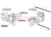 HONDA NC700DD INTEGRA 2013 F-45 SIGN / LOGO