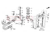 HONDA VFR800FIY INTERCEPTOR 2000 F-13 REAR MASTER CYLINDER
