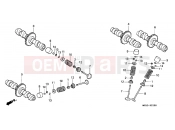 HONDA VF750CR MAGNA 1994 E-3 CAMSHAFT / VALVE