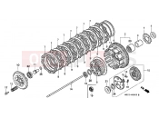 HONDA VF750CR MAGNA 1994 E-6 CLUTCH