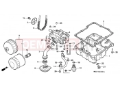 HONDA VF750CR MAGNA 1994 E-11 OIL PUMP