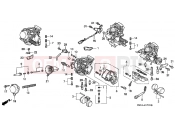 HONDA VF750CR MAGNA 1994 E-17-1 CARBURETOR (PARTS)