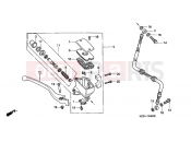 HONDA VF750CR MAGNA 1994 F-4 FRONT MASTER CYLINDER