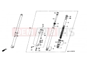 HONDA VF750CR MAGNA 1994 F-8 FRONT FORK