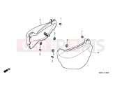 HONDA VF750CR MAGNA 1994 F-16 SIDE COVER