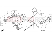 HONDA VF750CR MAGNA 1994 F-25 FLASHING