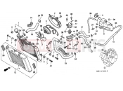 HONDA VF750CR MAGNA 1994 F-31 RADIATOR