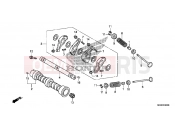HONDA NC700DC NC700D 2012 E-3 CAMSHAFT / VALVE