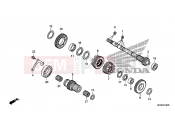 HONDA NC700DC NC700D 2012 E-16 GEARBOX (CRANKSHAFT)