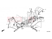 HONDA NC700DC NC700D 2012 F-8 HANDLE COVER