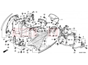 HONDA NC700DC NC700D 2012 F-12 FRONT ENGINE HOUSING