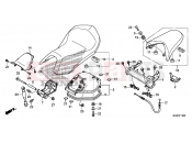 HONDA NC700DC NC700D 2012 F-18 SEAT