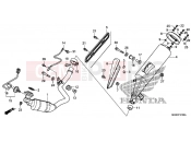 HONDA NC700DC NC700D 2012 F-31 EXHAUST DRUM
