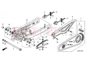 HONDA NC700DC NC700D 2012 F-33 ​​SWING ARM