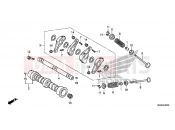 HONDA NC700SD NC700S 2013 E-3 CAMSHAFT / VALVE