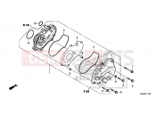 HONDA NC700SD NC700S 2013 E-11 WATER PUMP