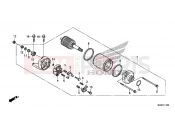 HONDA NC700SD NC700S 2013 E-12 STARTER ENGINE