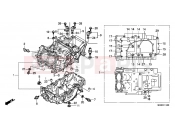 HONDA NC700SD NC700S 2013 E-14 CRANKSHAFT