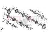 HONDA NC700SD NC700S 2013 E-16 TRANSMISSION (NC700S / SA)