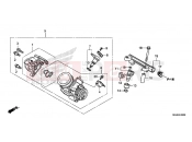 HONDA NC700SD NC700S 2013 E-20 THROTTLE HOUSING