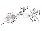 HONDA NC700SD NC700S 2013 F-1 HEADLIGHT