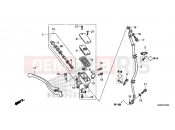 HONDA NC700SD NC700S 2013 F-4 FRONT MASTER CYLINDER (NC700S)