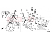 HONDA NC700SD NC700S 2013 F-6 STEERING BAR PIPE / UPPER BRIDGE