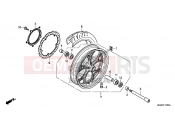 HONDA NC700SD NC700S 2013 F-11 FRONT WHEEL