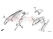 HONDA NC700SD NC700S 2013 F-18 SEAT HOST
