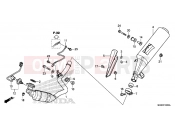 HONDA NC700SD NC700S 2013 F-22 EXHAUST DRUM