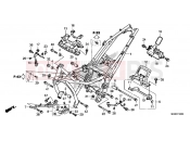 HONDA NC700SD NC700S 2013 F-34 FRAME HOUSING