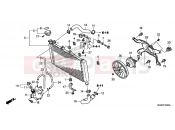 HONDA NC700SD NC700S 2013 F-35 RADIATOR