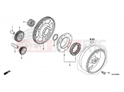 HONDA NC700SDE NC700SD 2014 E-8 CLUTCH COUPLING START
