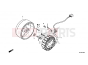 HONDA NC700SDE NC700SD 2014 E-10 GENERATOR