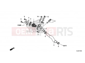 HONDA NC700SDE NC700SD 2014 E-18 THERMOSTAT